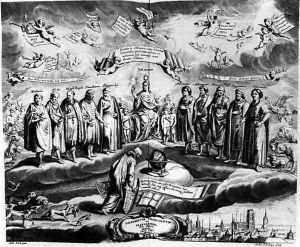 Firmamentum Sobiescianum or, Uranographia, by Johannes Hevelius 1611-87, engraved by Carolus de la Haye, pub. in 1687 by Andrzej Stech
