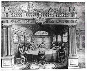 The Great Astronomers, from Prodomus Astronomiae by Johannes Hevelius 1611-87 published in Gdansk, 1690 by Andrzej Stech