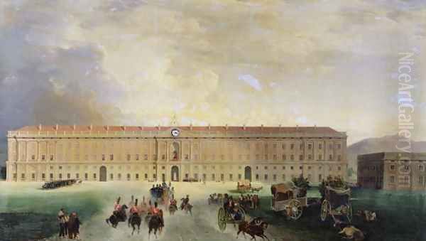 View of the Palazzo Reale, Caserta, 1833 - view 1