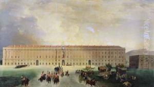 View of the Palazzo Reale, Caserta, 1833 by Gabriele Smargiassi