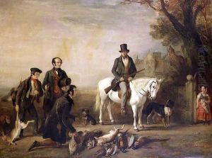 The End of the Day-William Scrope on a White Pony