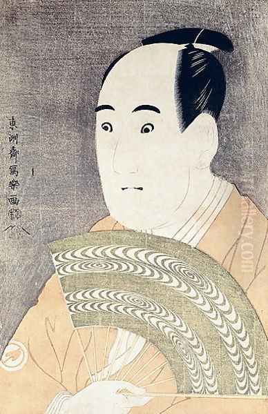 Sawamura Sojuro III in the Role of Ogishi Kurando in the play Hana Ayame Bunroku Soga, 1794 - view 1