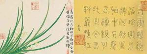 Leaf 2a and 2b, from Master Shen Fengchis Orchid Manuel Vol. III, 1882 Leaf 2a and 2b, from Master Shen Fengchis Orchid Manuel Vol. III, 1882