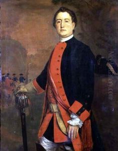 John Long Bateman Esq., Captain in Colonel Ponsonby's Independent Regiment, wearing the uniform of the Royal Horse Guards, 1744
