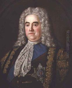Portrait of Sir Robert Walpole, Earl of Orford 1676-1745, c.1740