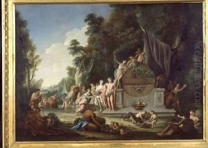 Fete Galante in Honour of Bacchus by Jean Jacques Spoede