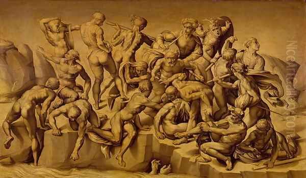 The Battle of Cascina, or The Bathers, after Michelangelo 1475-1564, 1542 - view 1