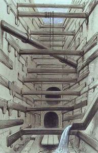 Interior of Fleet Street Sewer, 1845 Interior of Fleet Street Sewer, 1845