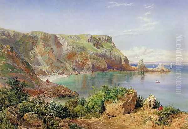 Anstys Cove, Babbacombe, Devon, 1861 - view 1