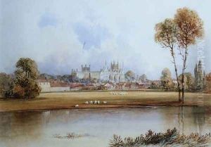Peterborough Cathedral by Lewis Henry Shepherd