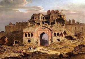 Inside the Main Entrance of the Purana Qila, Delhi, 1823 by Robert Smith