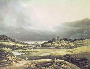 View of Dunloe Castle, Killarney, 1805 by Richard Sasse