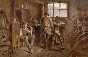 A Jet Workshop, Whitby by Albert G. Stevens