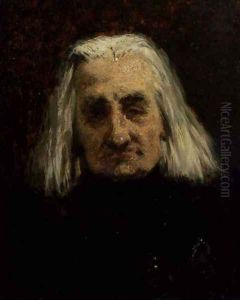 Portrait of Franz Liszt 1811-1886 by Carl Schlosser