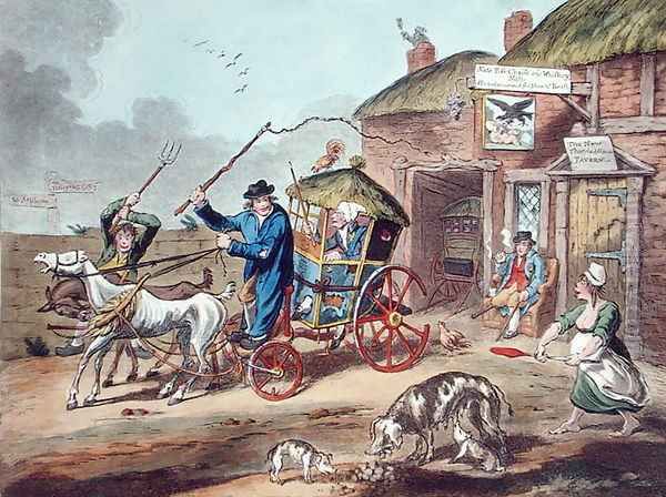 Posting in Ireland, published by Hannah Humphrey in 1805 - view 1