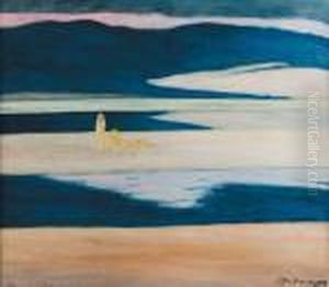 Plage Avec Personnages by Leon Spilliaert