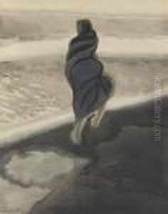 Femme Devant La Mer by Leon Spilliaert