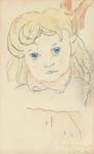 Portrait De Madeleine Spilliaert by Leon Spilliaert