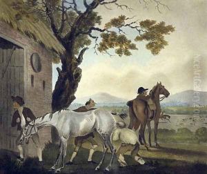 The Trick, from The Pytchley Hunt, engraved by F. Jukes 1745-1812, 1790 by Charles Lorraine Smith