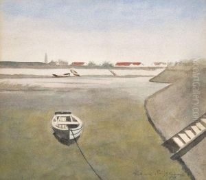 Bateau Au Bassin D'ostende by Leon Spilliaert