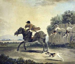 The Fore Horse of the Team, from The Pytchley Hunt, engraved by F.Dukes 1745-1812, 1790 by Charles Lorraine Smith