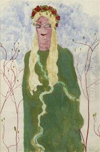 Greek Kore by Leon Spilliaert