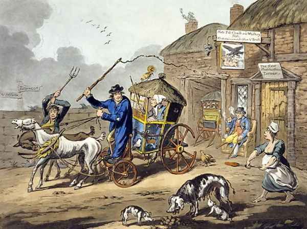 Posting in Ireland, 1805 - view 1