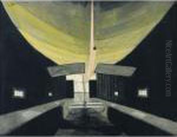 Le Dirigeable Dans Le Hangar - view 1