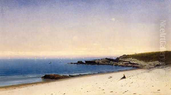 Beach at Newport, Rhode Island - view 1