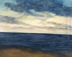 Plage Et Marine Bleue by Leon Spilliaert