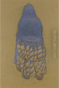 Woman With Blue Shawl by Leon Spilliaert