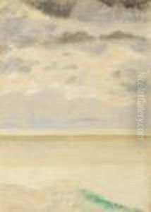 Dunes And Sea - Meret Dunes (1919) by Leon Spilliaert