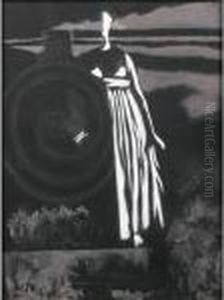 Aurore Ou Femme Et Locomotive by Leon Spilliaert