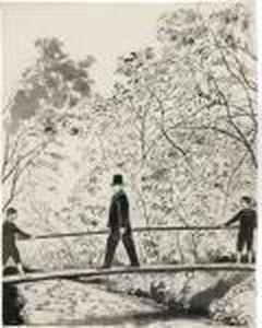 Collection Chantal Et Guy Heytens
Personnages Sur Un Pont by Leon Spilliaert