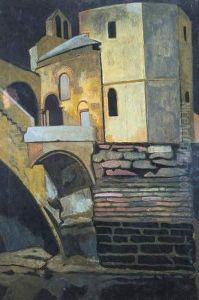 Architecture Nocturne (1926) by Leon Spilliaert