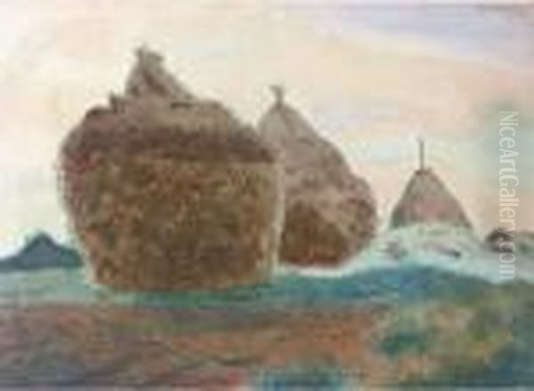 Haystacks - view 1