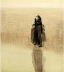 Femme Et Enfant by Leon Spilliaert