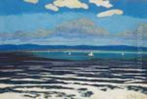 Seascape With White Sails by Leon Spilliaert