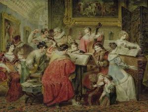 The Rehearsal by Francis Philip Stephanoff