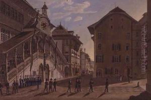 The Berne Grand Council leaving the Town Hall by Franz Schmidt