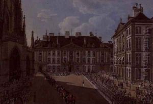 The entry procession of the Swiss Diet to Berne by Franz Schmidt