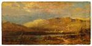 Abendlandschaft Im Inntal