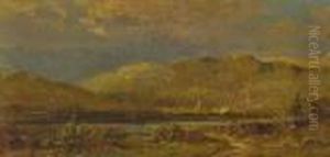 Abendlandschaft Im Inntal by Carl Spitzweg