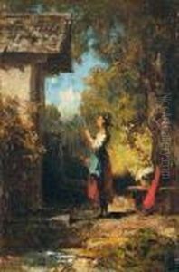 Die Waldkapelle by Carl Spitzweg