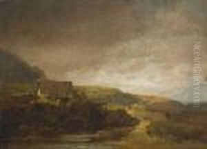 "gehoft Im Hochtal In Der Nahe Von Aschau". by Carl Spitzweg