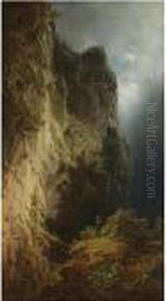 Der Adlerjager In Der Schlucht (the Eagle Hunter) - view 1