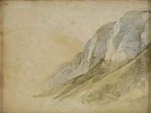 Gebirgsstudie by Carl Spitzweg