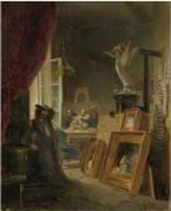 Der Historienmaler (the History Painter) by Carl Spitzweg