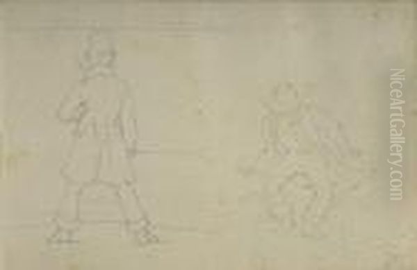 Zwei Mannliche Figuren. - view 1