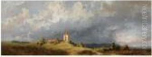 Dorfkirche And Der Scheldemundung by Carl Spitzweg